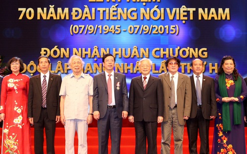 Tổng Bí thư Nguyễn Phú Trọng dự lễ kỷ niệm 70 năm thành lập Đài Tiếng nói Việt Nam